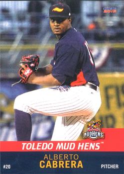 2015 Choice Toledo Mud Hens #1 Alberto Cabrera Front