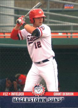 2015 Choice Hagerstown Suns #06 Grant DeBruin Front