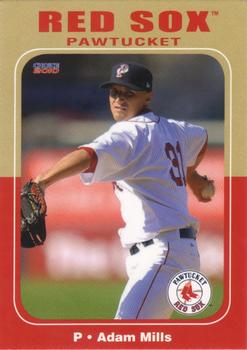 2010 Choice Pawtucket Red Sox #18 Adam Mills Front