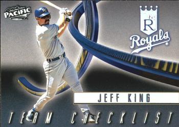 1999 Pacific - Team Checklists #7 Jeff King  Front