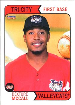 2015 Choice Tri-City ValleyCats #09 Dexture McCall Front