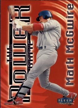 1998 Fleer Tradition - The Power Game #15 PG Mark McGwire Front