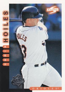 1998 Score Baltimore Orioles #6 Chris Hoiles Front