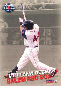 2014 Choice Salem Red Sox #8 Matt Gedman Front