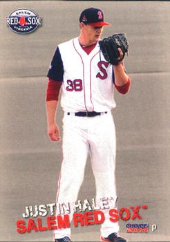 2014 Choice Salem Red Sox #11 Justin Haley Front