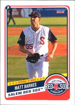 2013 Choice Salem Red Sox #31 Matt Barnes Front