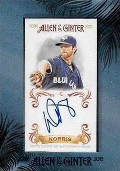 2015 Topps Allen & Ginter - Autographs Baseball #AGA-DN Daniel Norris Front