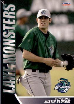 2009 Choice Vermont Lake Monsters #22 Justin Bloxom Front