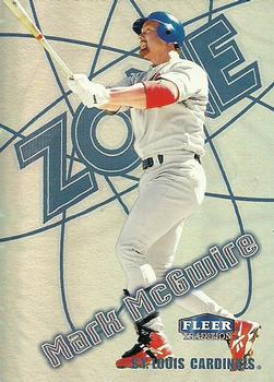 1998 Fleer Tradition - Zone #11 Z Mark McGwire Front