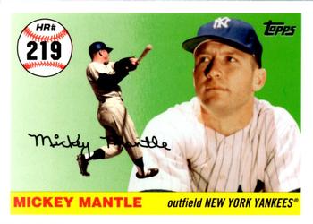 2007 Topps - Mickey Mantle Home Run History #MHR219 Mickey Mantle Front