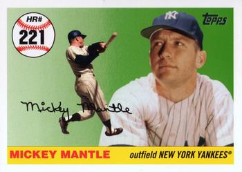 2007 Topps - Mickey Mantle Home Run History #MHR221 Mickey Mantle Front