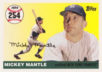 2007 Topps - Mickey Mantle Home Run History #MHR254 Mickey Mantle Front