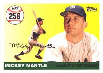 2007 Topps - Mickey Mantle Home Run History #MHR256 Mickey Mantle Front