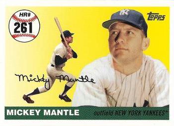 2007 Topps - Mickey Mantle Home Run History #MHR261 Mickey Mantle Front