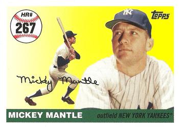 2007 Topps - Mickey Mantle Home Run History #MHR267 Mickey Mantle Front