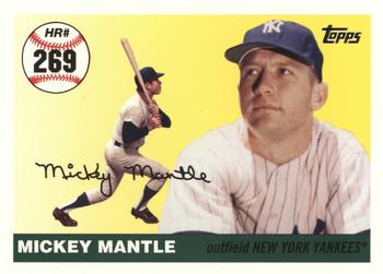 2007 Topps - Mickey Mantle Home Run History #MHR269 Mickey Mantle Front