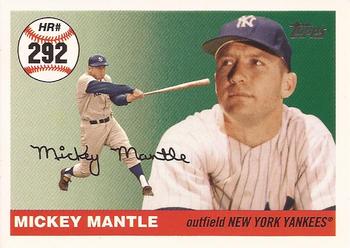 2007 Topps - Mickey Mantle Home Run History #MHR292 Mickey Mantle Front