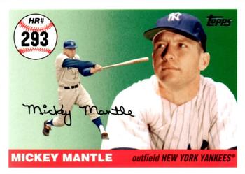 2007 Topps - Mickey Mantle Home Run History #MHR293 Mickey Mantle Front