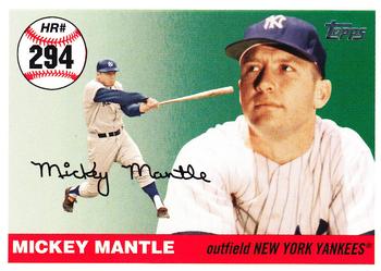 2007 Topps - Mickey Mantle Home Run History #MHR294 Mickey Mantle Front