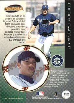 1999 Pacific Invincible - Opening Day #132 Freddy Garcia  Back
