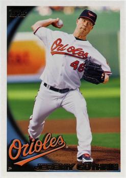 2010 Topps Baltimore Orioles #BAL6 Jeremy Guthrie Front