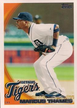 2010 Topps Detroit Tigers #DET9 Marcus Thames Front
