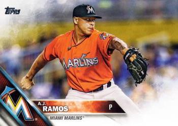 2016 Topps #42 A.J. Ramos Front