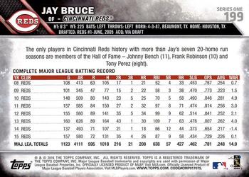 2016 Topps #199 Jay Bruce Back