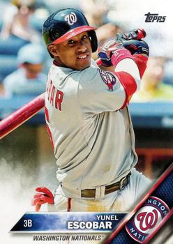 2016 Topps #247 Yunel Escobar Front