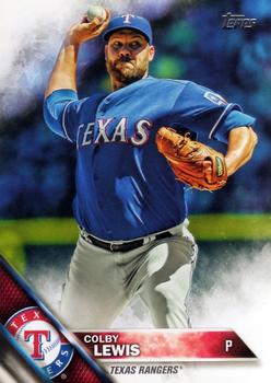 2016 Topps #305 Colby Lewis Front