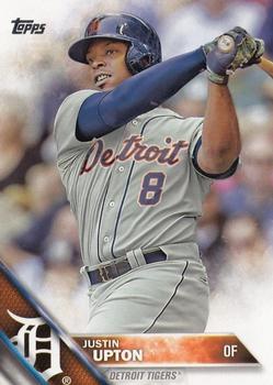 2016 Topps #673 Justin Upton Front
