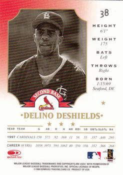 1998 Leaf #38 Delino DeShields Back