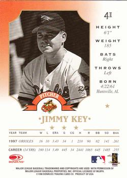 1998 Leaf #41 Jimmy Key Back