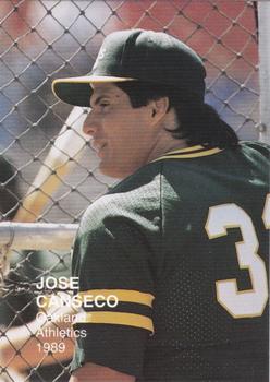 1989 Baseball's Finest Stars (unlicensed) #17 Jose Canseco Front