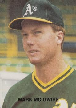 1989 Preview (unlicensed) #14 Mark McGwire Front