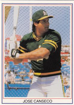 1988 Gray Star Series 1 White Border (unlicensed) #15 Jose Canseco Front