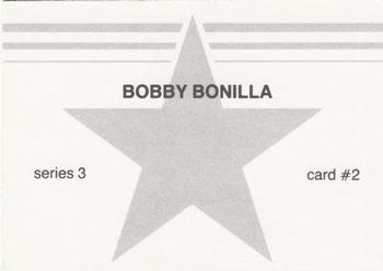 1988 Baseball Stars Series 3 (unlicensed) #2 Bobby Bonilla Back