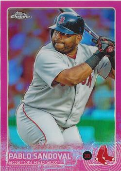 2015 Topps Chrome - Pink Refractor #38 Pablo Sandoval Front