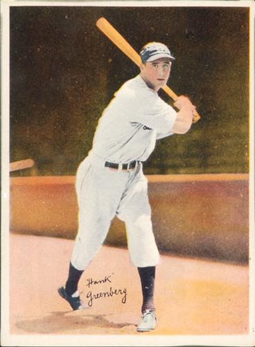 1936 National Chicle Pastels (R312) #NNO Hank Greenberg Front