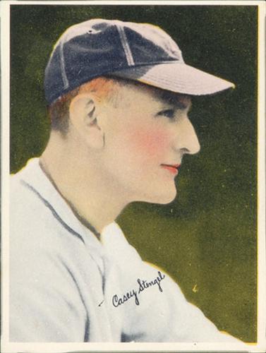 1936 National Chicle Pastels (R312) #NNO Casey Stengel Front