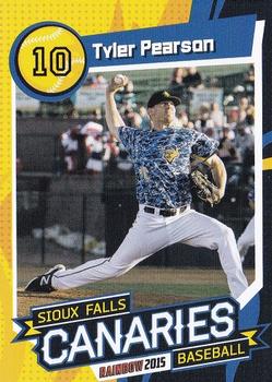 2015 Sioux Falls Canaries #NNO Tyler Pearson Front