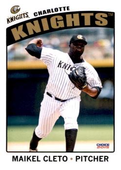 2015 Choice Charlotte Knights #03 Maikel Cleto Front