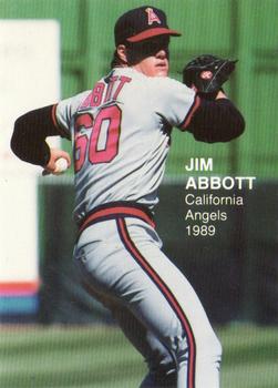 1989 Pacific Cards & Comics Rookies Superstars Two (unlicensed) #3 Jim Abbott Front