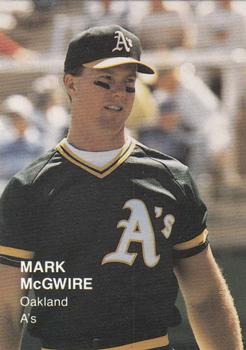 1988 Action Superstars Samples (unlicensed) #45 Mark McGwire Front
