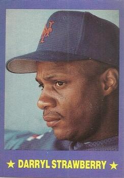 1989 Pacific Cards & Comics Action Superstars Series One (unlicensed) #11 Darryl Strawberry Front