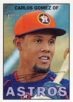2016 Topps Heritage #227 Carlos Gomez Front