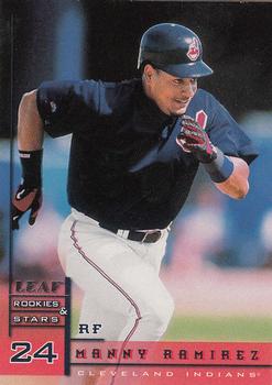 1998 Leaf Rookies & Stars #4 Manny Ramirez Front
