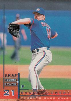 1998 Leaf Rookies & Stars #40 Roger Clemens Front