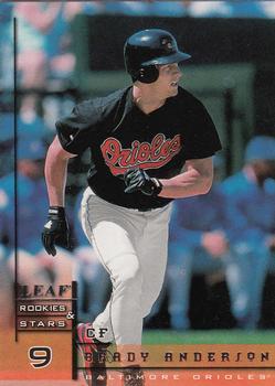 1998 Leaf Rookies & Stars #61 Brady Anderson Front