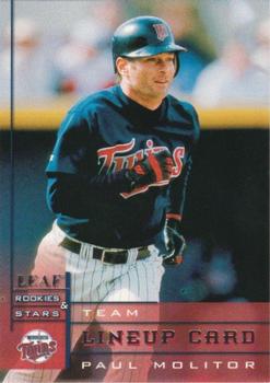 1998 Leaf Rookies & Stars #178 Paul Molitor Front